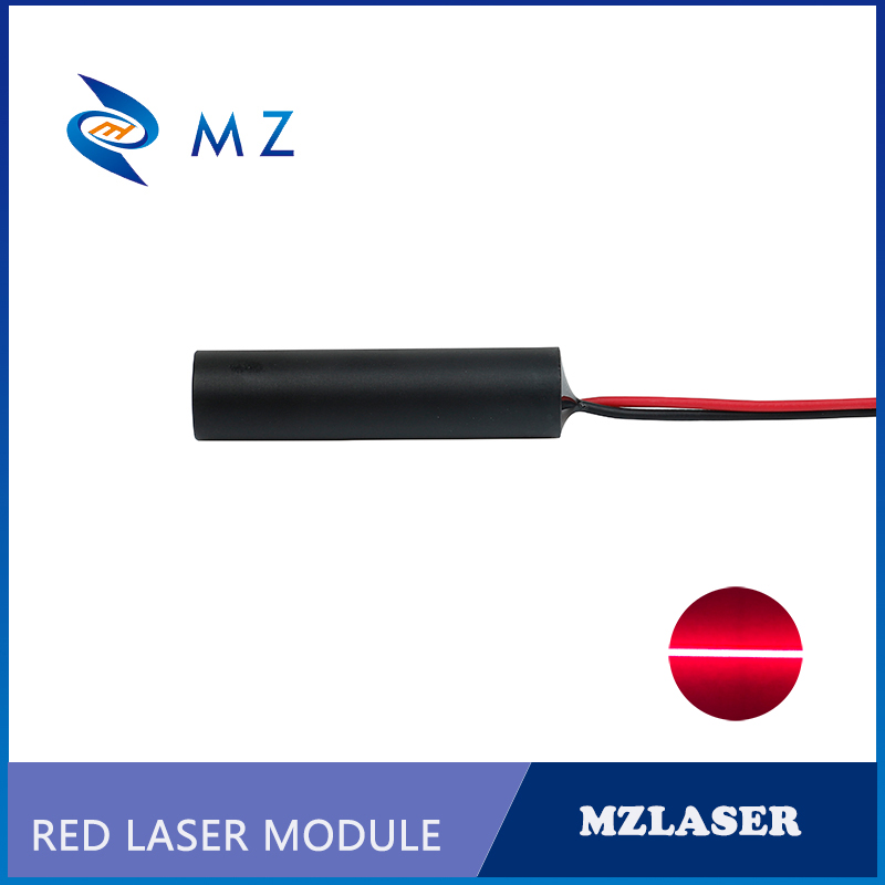 Industrial Laser Line Module - Moduł lasera czerwonego 650nm 10mW D12mm