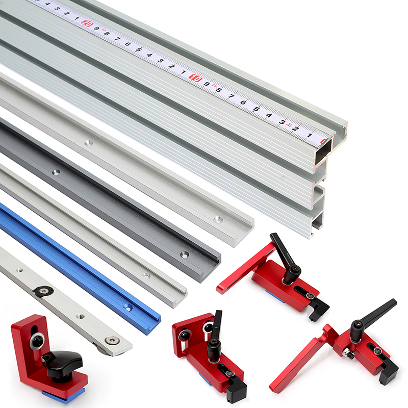Aluminum T-Slot Profile - 1Pc 19/30/45/75Typ T-tracks T-Slot Aluminiowy stop