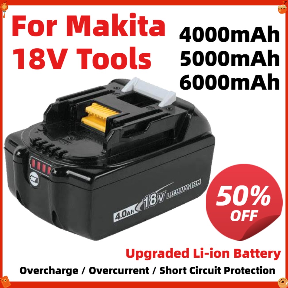Makita Drill Dtw300 - Ulepszona bateria 6000mAh do narzędzi Makita