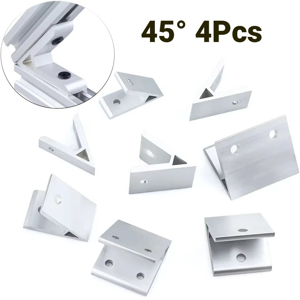 Aluminum T-Slot Profile - 4 szt. Kątownik 45 stopni do