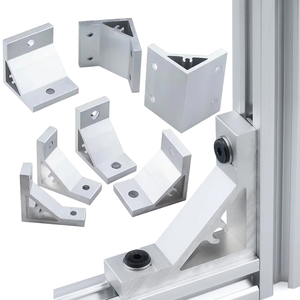 Aluminum T-Slot Profile - 4 szt. Kątownik 90 stopni do