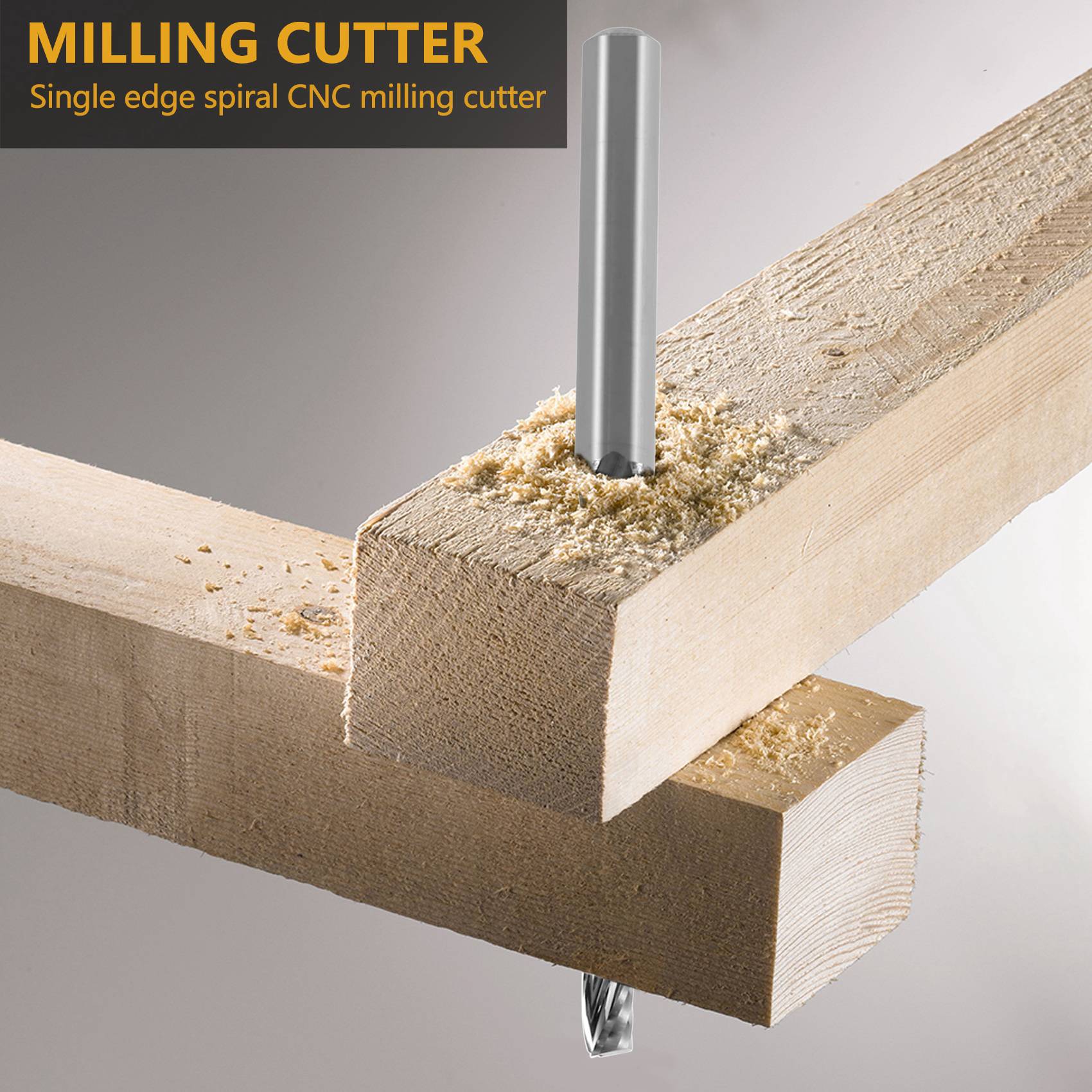 Cnc Router Bit - HJBW 2mm x 15mm Frez spiralny