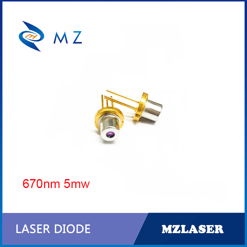 Industrial Laser Packaging - Czerwona dioda laserowa 670nm 5mw TO5.6