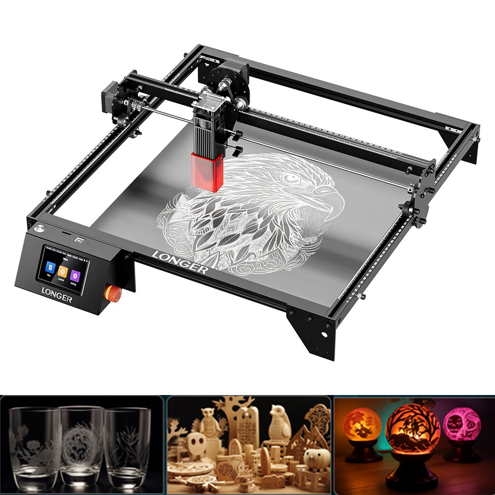 Industrial Laser Engraving Machine - LONGER 20W Laserowy Grawer i Nóż