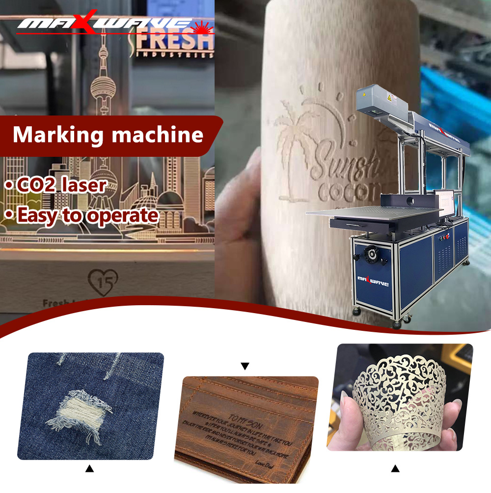 Industrial Laser Packaging - Szybki laserowy znakujący CO2 MaxWave do