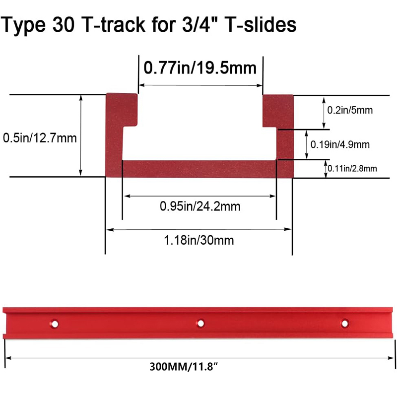 2 szt. Typ 30 do obróbki drewn – Aluminum T-Slot Profile recenzja i cena