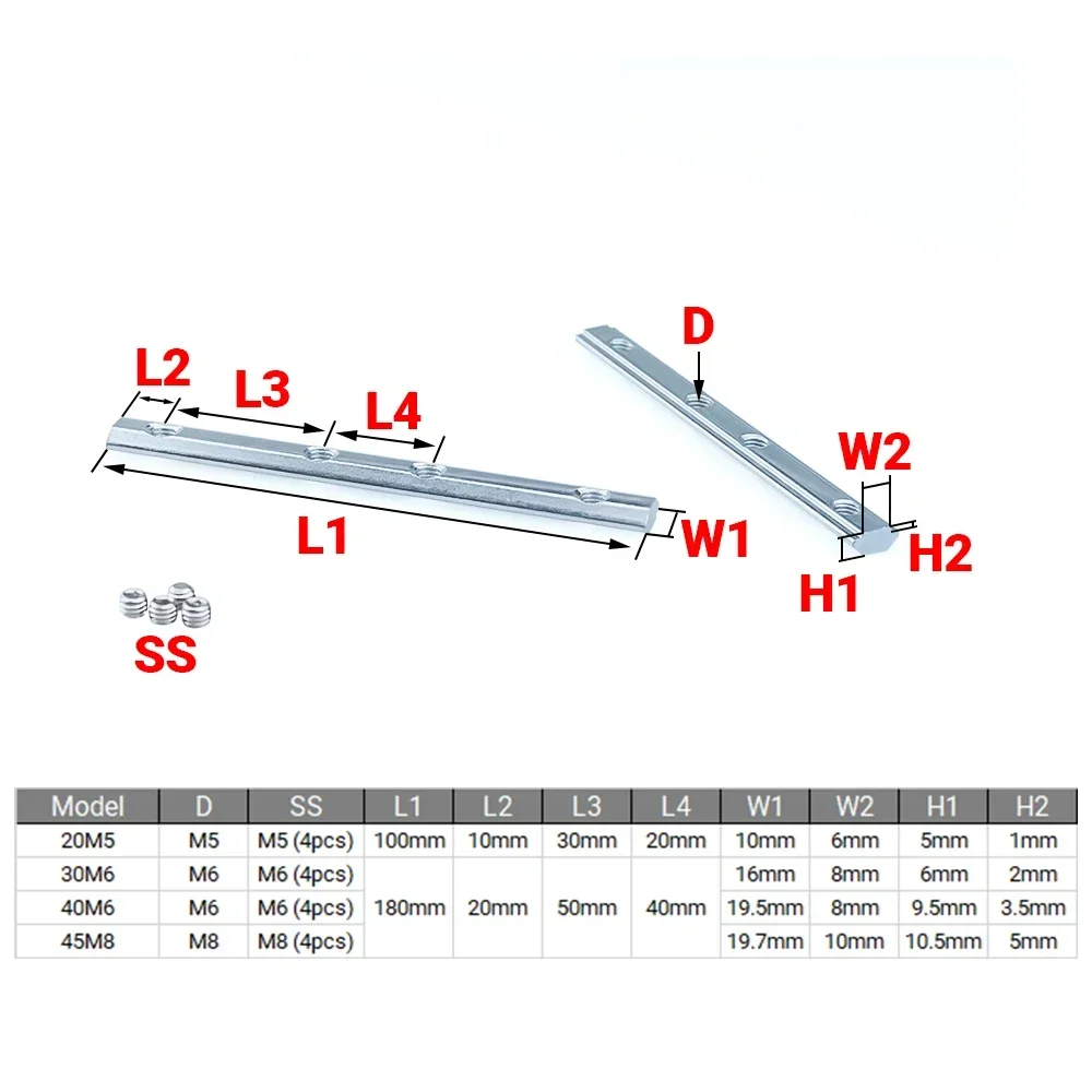 4 szt. V-Slot T-Slot Joiner 18 – Aluminum T-Slot Profile recenzja i cena