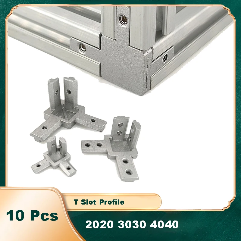 10 szt. Złączka narożna 3-droż – Aluminum T-Slot Profile recenzja i cena