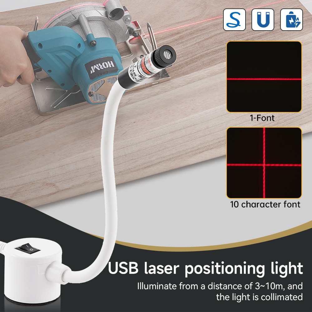 Zasilany przez USB czerwony la – Industrial Laser Technology recenzja i cena