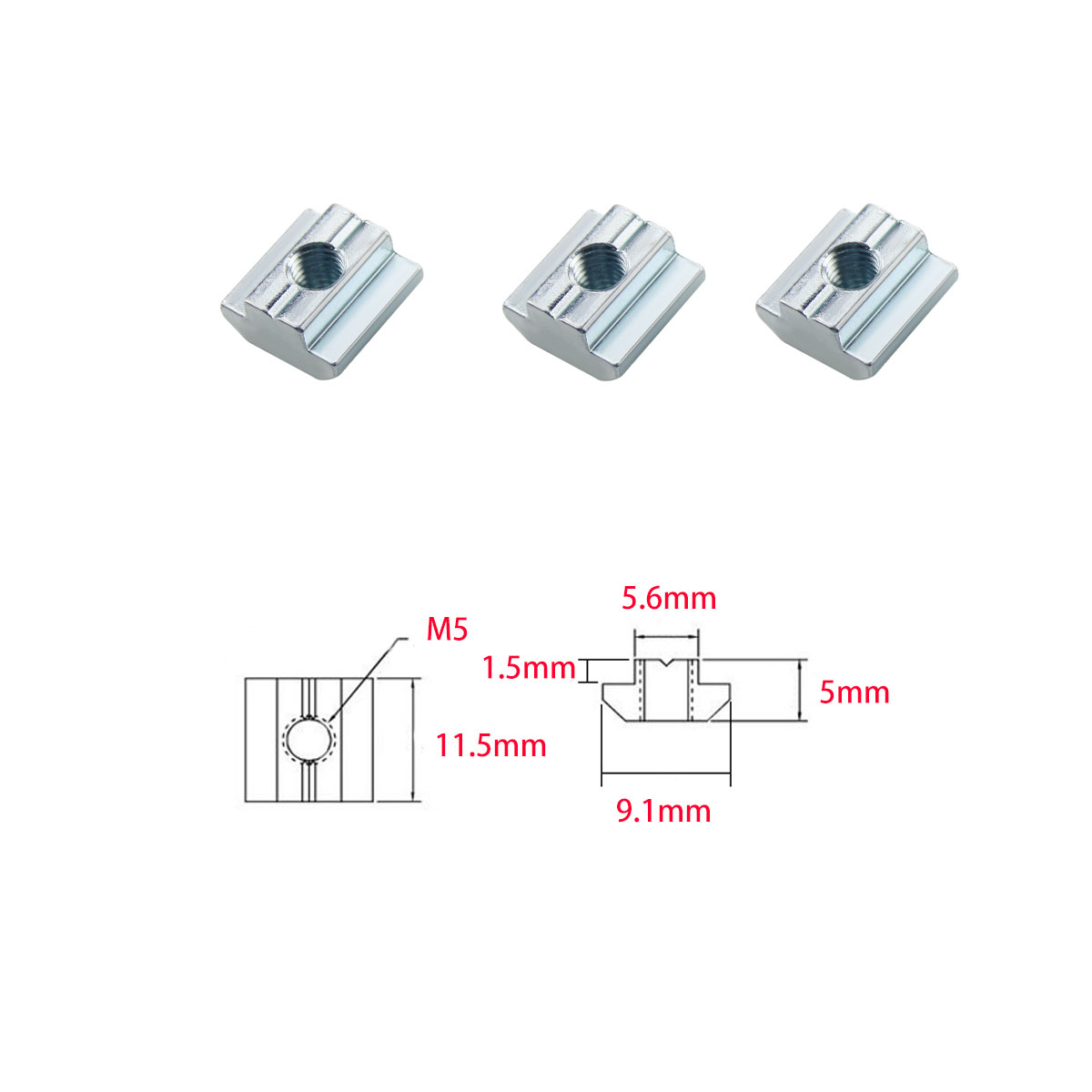100 szt. 2020 zestaw złączy pr – Aluminum T-Slot Profile recenzja i cena