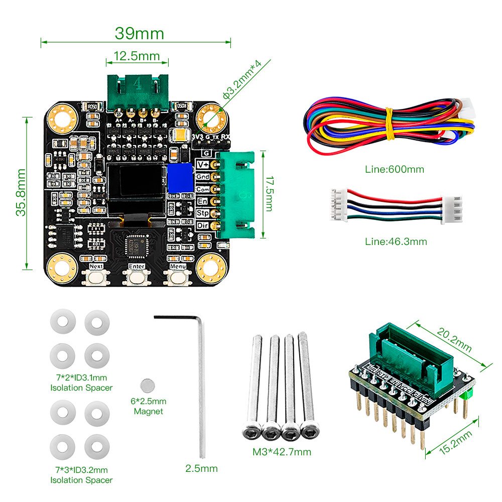 Makerbase MKS SERVO42C PCBA NE – Stepper Driver Cnc recenzja i cena